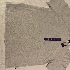 GAP Light Gray Men's Short Sleeve Slub pocket Tee heather gray super soft